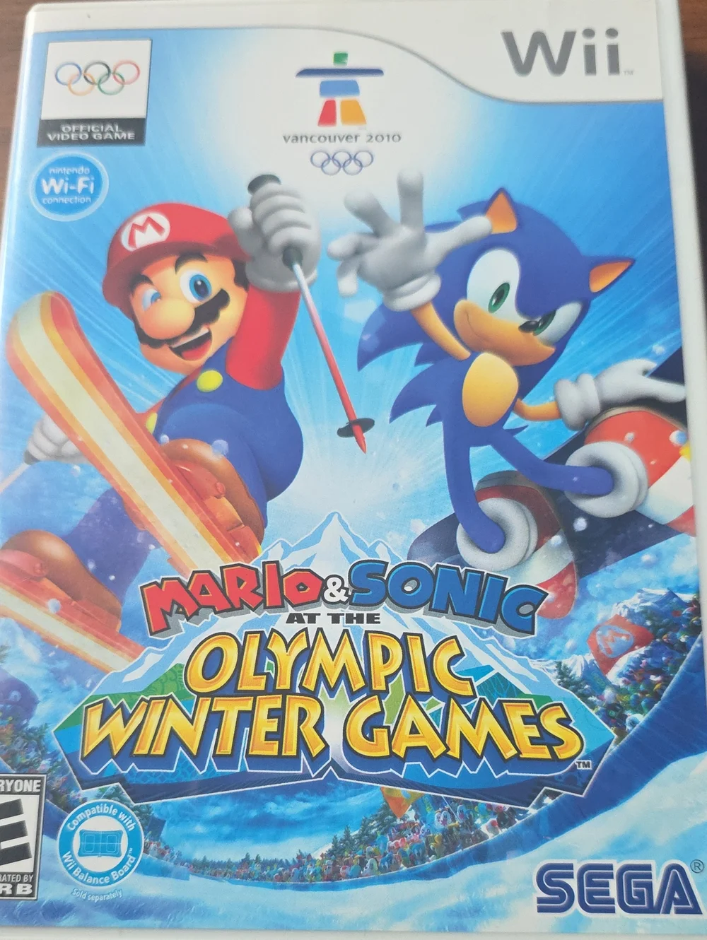 Nintendo Wii Mario & Sonic at the Olympic Winter Games - Blue